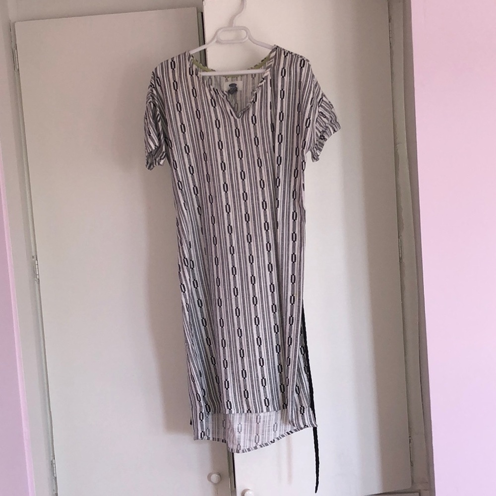 Bohemian dress with tie
